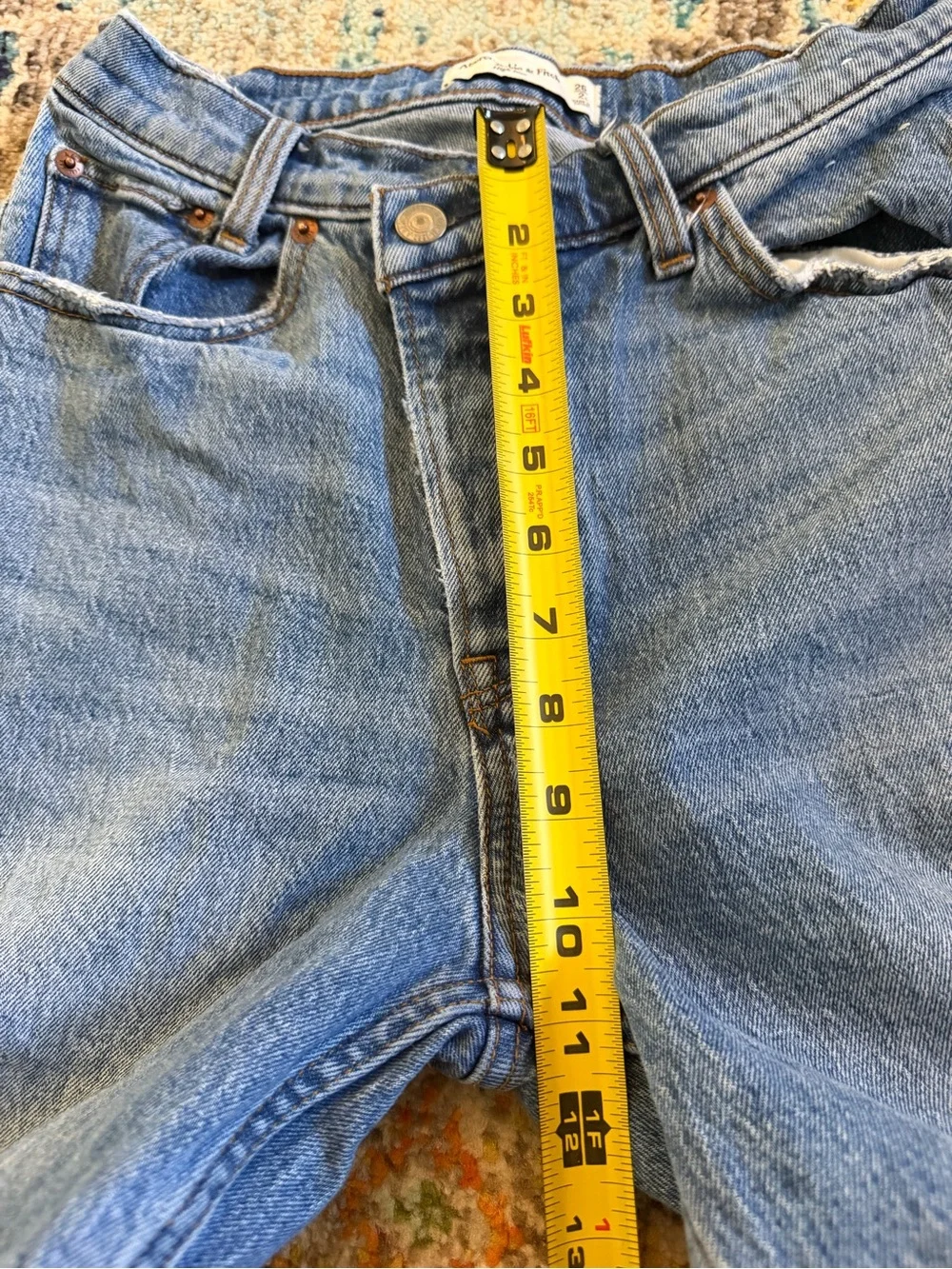Abercrombie the dad high rise jeans